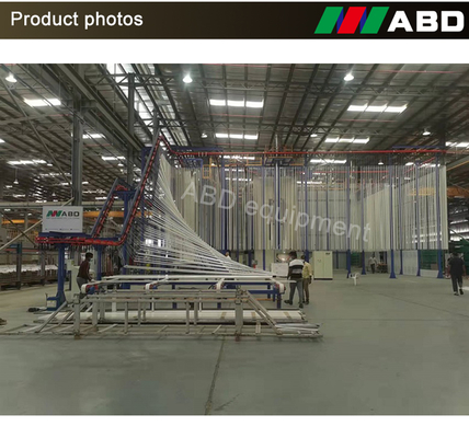 ISO9001 Vertical Powder Coating Line Manual Overhead Conveyor System