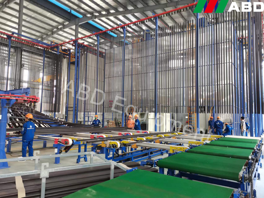 Aluminum Profile Vertical Spray Automatic Powder Spraying Coating Line