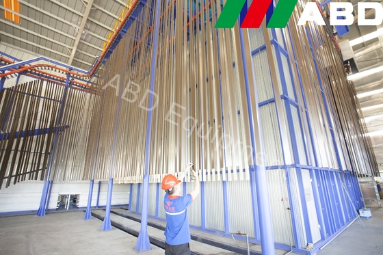 Poly Propylene Automatic Powder Coating Production Line Plant ISO9001