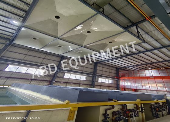 Horizontal Anodizing Production Line Equipment For Aluminum Profiles