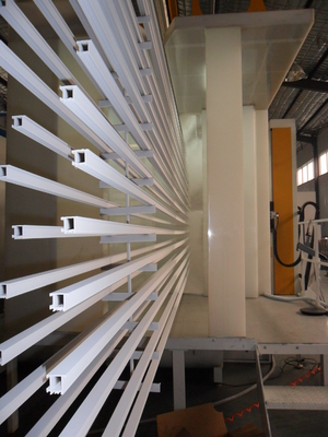 Electrostatic Automated Powder Coating Line With Spray Tunnel Pretreatment 50W