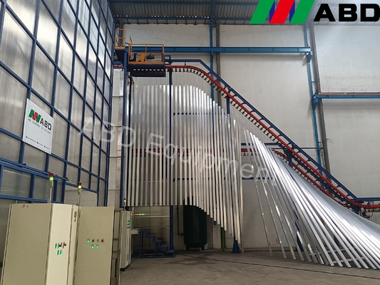 Enamel Spray Coating Gun Powder Coating Production Line 40KW