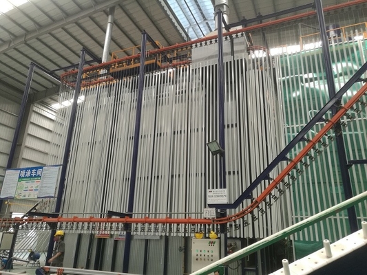Shot Blasting Metal Powder Coating Line Spraying And Dip Pretreatment Plant