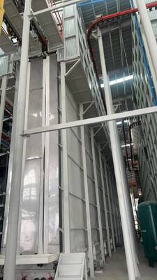 Pure Water Machine System Chain Speed Adjustable Vertical Powder Coating Line for Aluminum Profiles