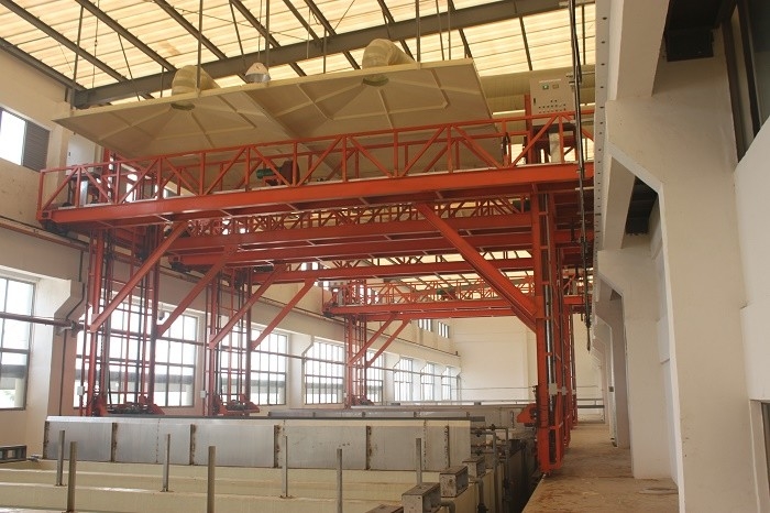 Aluminum Profile Horizontal Anodizing Line Equipment And Electrophoresis