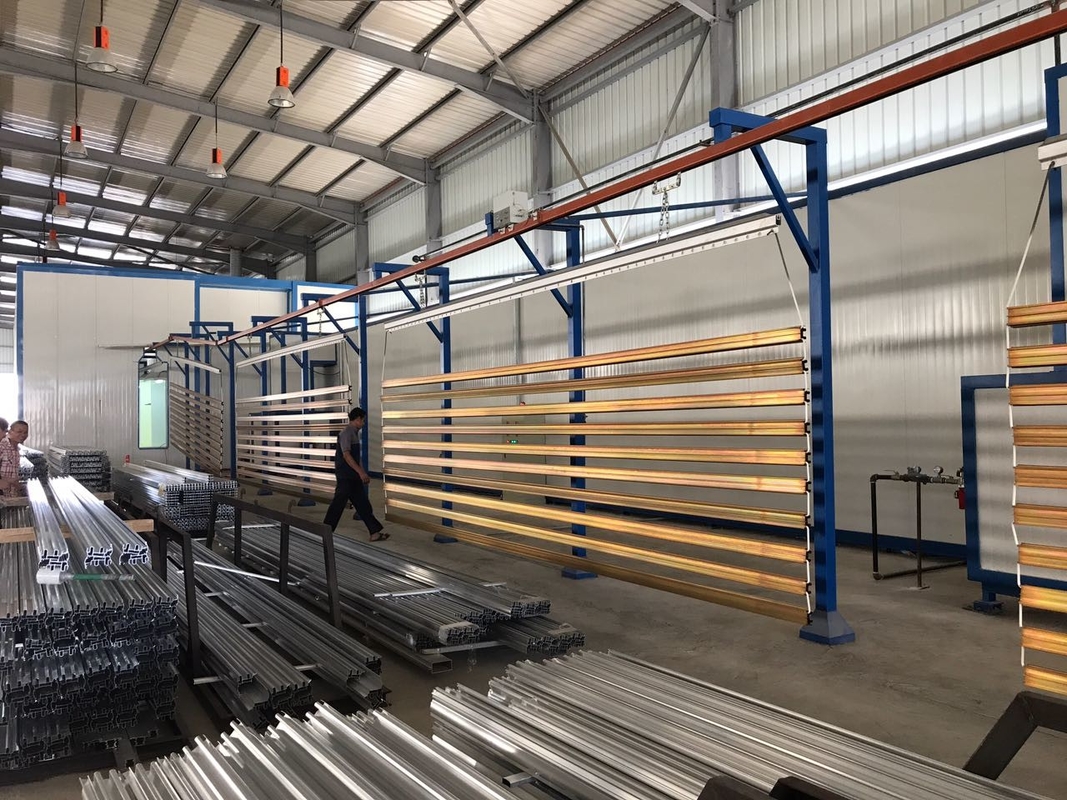 SUS304 Electrostatic Horizontal Powder Coating Line 380V 220V