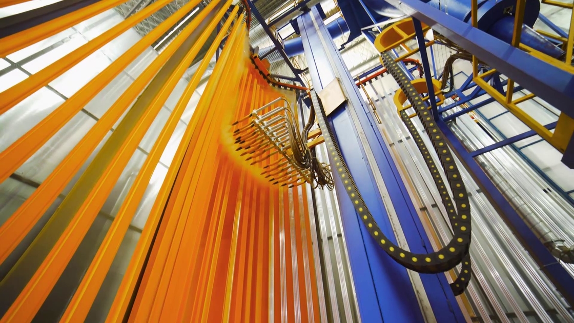Full-automatic Compact CE Certification Customized Vertical Powder Coating Line