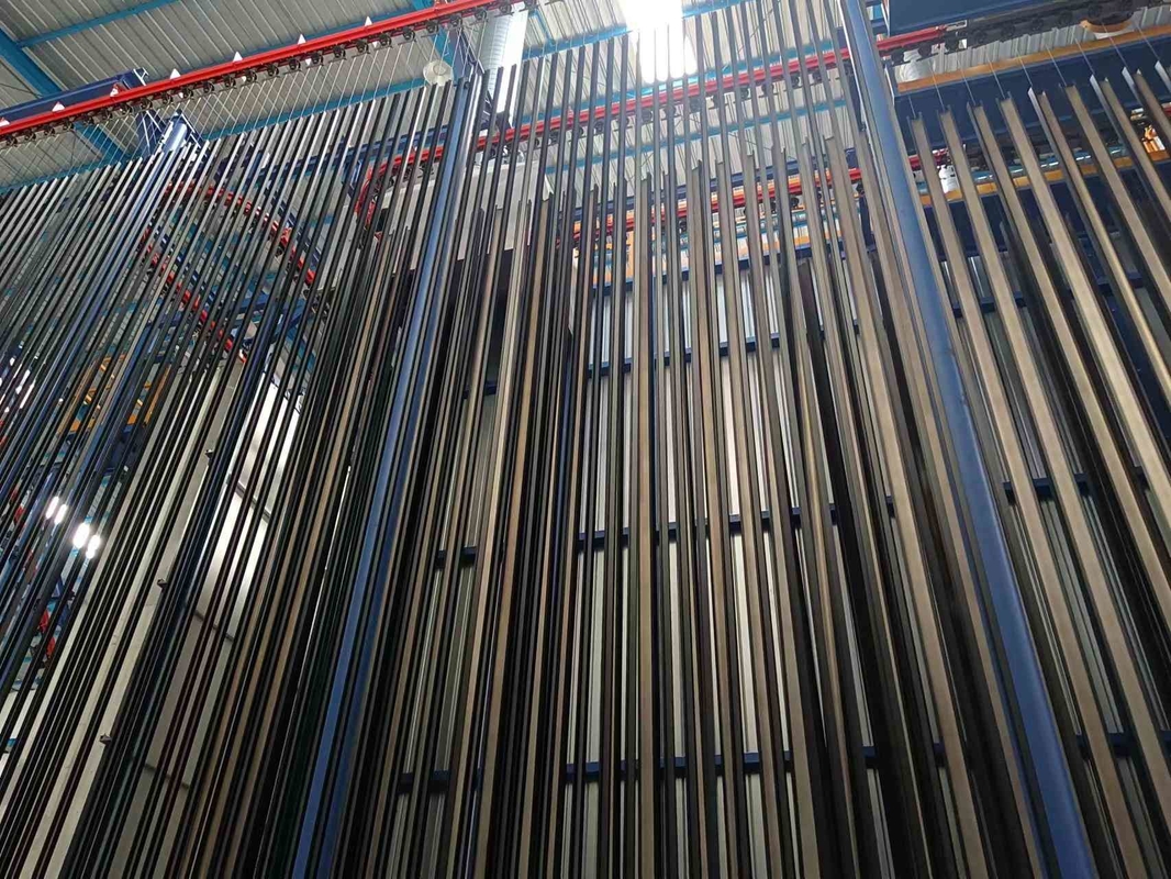 Own Powder Supply Centre Adjustable Conveyor Speed Vertical Powder Coating Line With Standard Surface Area 400m2/T