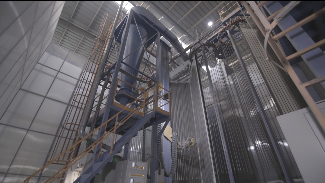 Pakistan 220~230V 50Hz LPG Heating System High-performance And Production Capacity Professional Powder Coating Production Line