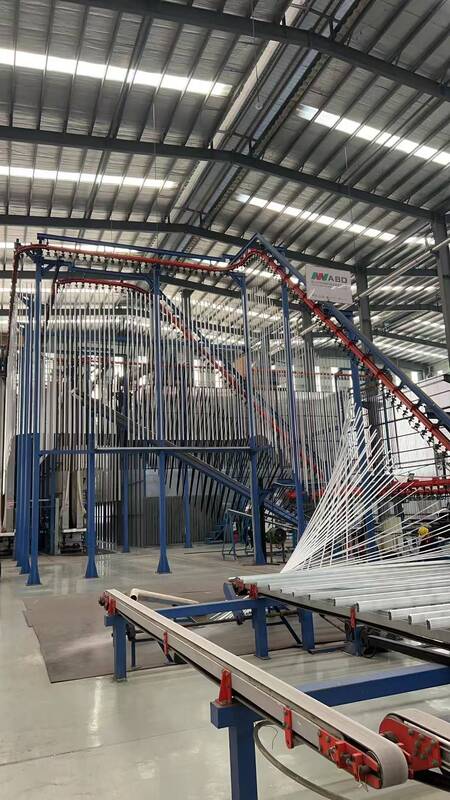 Auto-matic Polishing  for Vertical Powder Coating Line High-performance for Aluminum Profiles