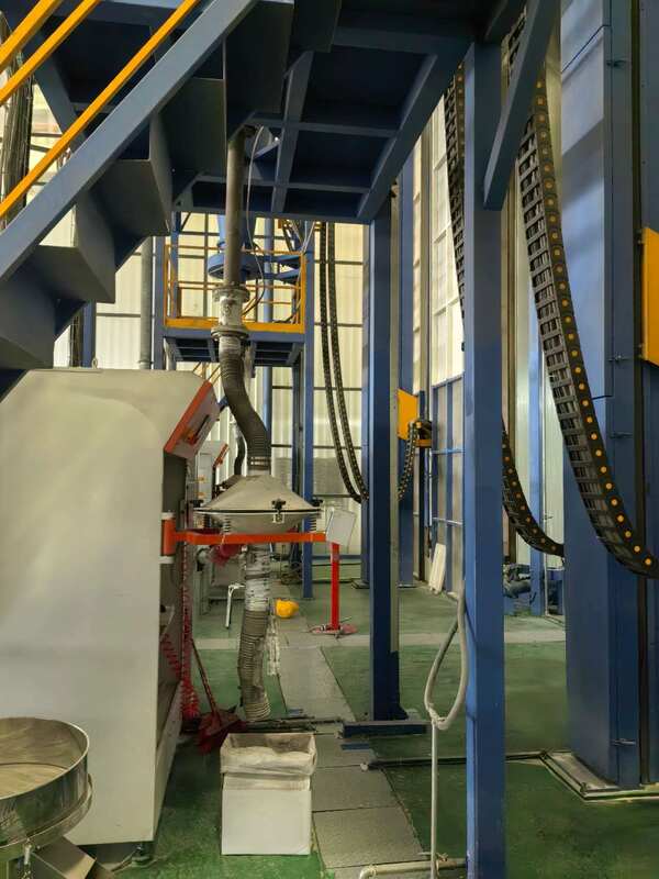 Integrated   Heating Oven Aluminum Profiles Vertical Powder Coating Line