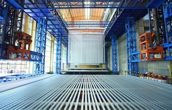 Automatisiertes vertikales Anodisierungsfertigungsstraße-und Elektrophorese-System