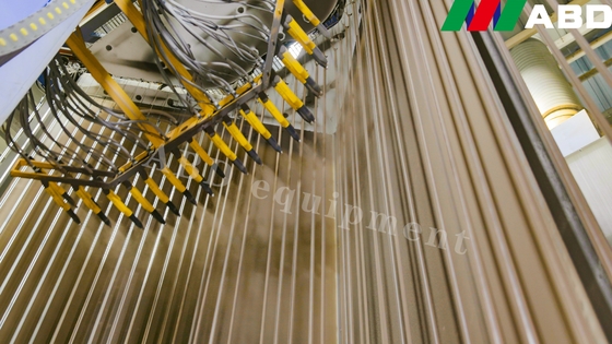 Kreisförderer-elektrostatische Pulver-Beschichtungs-Linie für Aluminiumprofil